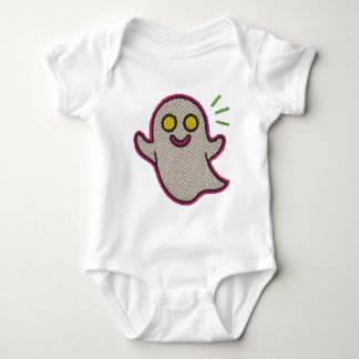 Body Para Bebê Body de bebé con fantasma bordado – diseño diverti