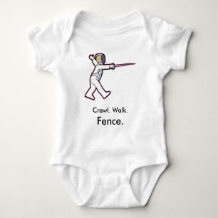 Body Para Bebê Body de Bebê de Esgrima