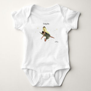 Body Para Bebê Body de Bebê Fada Com Asas Amarelas
