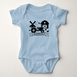Body Para Bebê Body de Bebê Farmboy Baby