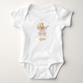 Body Para Bebê Body de Bebê 'Feito Com Amor' · Carruagem Vintage
