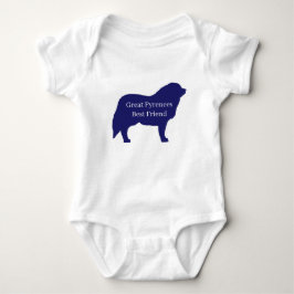 Body Para Bebê Body de bebê Great Pyrenees