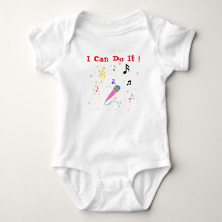 Body Para Bebê Body de Bebê Inspirado na Música | Microfone Eu Po