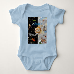 Body Para Bebê Body de Bebê Inverno Cósmico