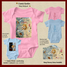 Body de Bebê Jardim Cósmico