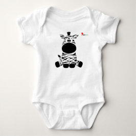 Body Para Bebê Body de Bebê Listrado de Zebra