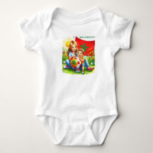 Body Para Bebê Body de Bebê Mãe e Filho Marroquino