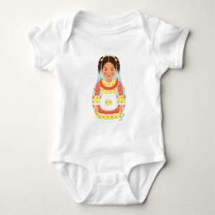 Body Para Bebê Body de Bebê Matryoshka Chilena