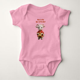 Body Para Bebê Body de Bebê Menina Nascida no Ano do Bode