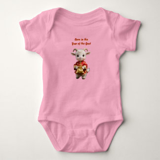 Body Para Bebê Body de Bebê Menina Nascida no Ano do Bode