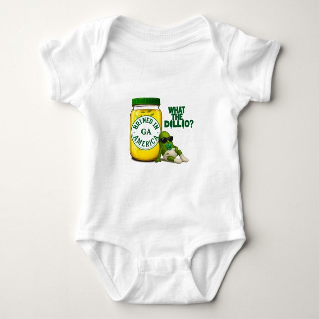 Body Para Bebê Body de Bebê Menino Dill Drip Nova Entrega na Cida (Frente)