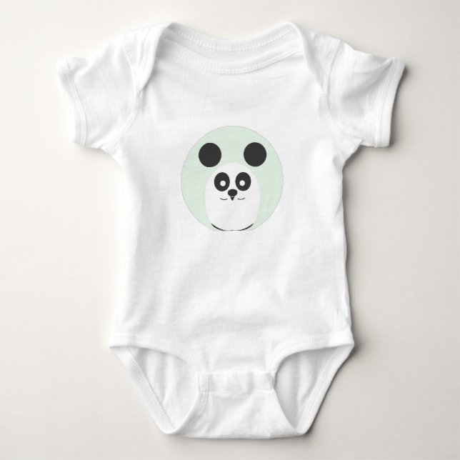 Body Para Bebê Body de Bebê Panda Fofo (Frente)