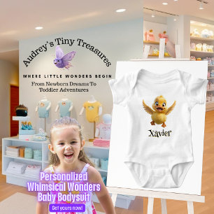 Body Para Bebê Body de Bebê Pato Personalizado com Encantos Capri
