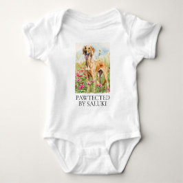 Body Para Bebê Body de Bebê – Pawtected por Saluki Presente de Bo