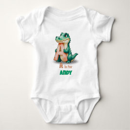 Body Para Bebê Body de Bebê Personalizado – A é de Jacaré