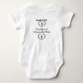 Body Para Bebê Body de Bebê Personalizado com Versículo da Bíblia