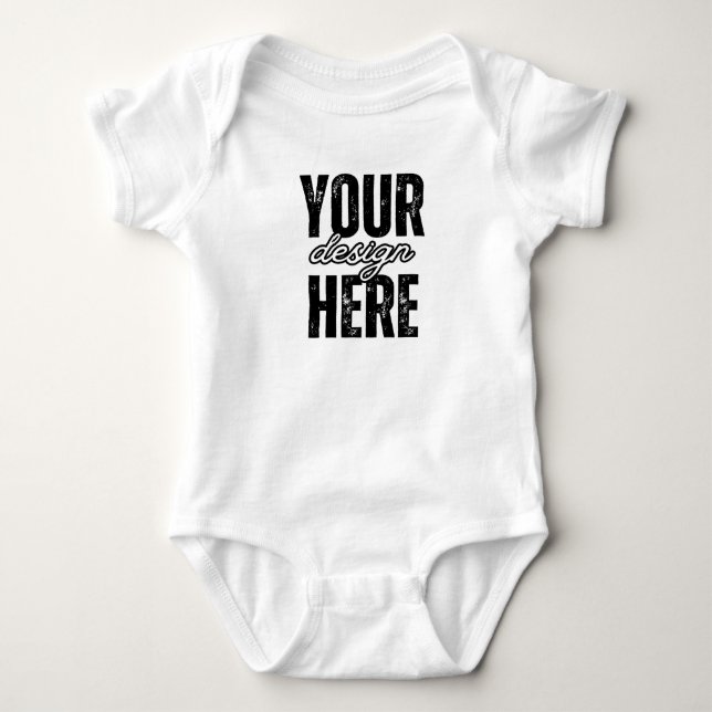 Body Para Bebê Body de Bebê Personalizado - Crie Seu Próprio Desi (Frente)