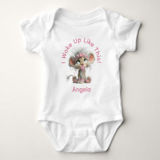 Body Para Bebê Body de Bebê Personalizado Eu acordei assim
