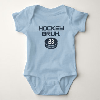 Body Para Bebê Body de Bebê Personalizado Hockey Bruh Baby
