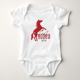 Body Para Bebê Body de Bebê Primeiro Rodeio – Aniversário de 1 An
