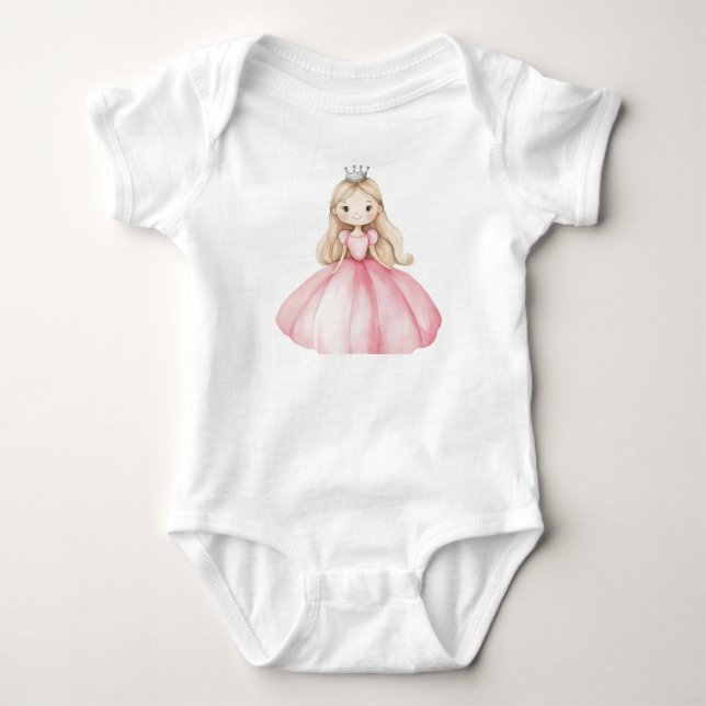 Body Para Bebê Body de Bebê Princesa Fofa (Frente)