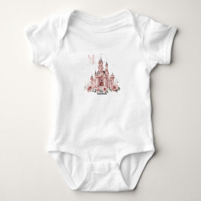 Body Para Bebê Body de Bebê Princesa Fofa (Frente)