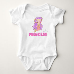 Body Para Bebê Body de Bebê Princesa Sereia Fofa