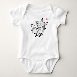 Body Para Bebê Body de Bebê Raposa da Floresta