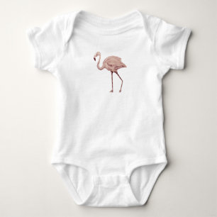 Body Para Bebê Body de Bebê Rosa Flamingo