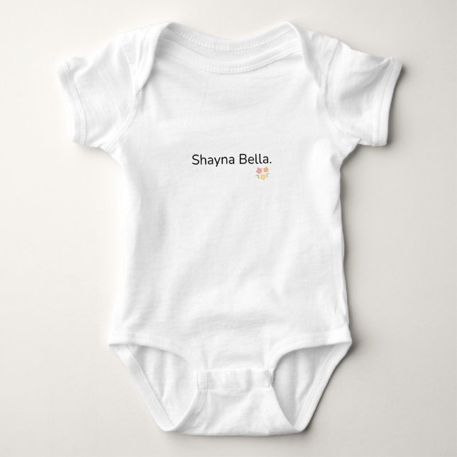 Body Para Bebê Body de Bebê Shayna Bella (Frente)