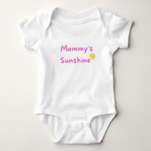 Body Para Bebê Body de bebê sunshine da mamãe
