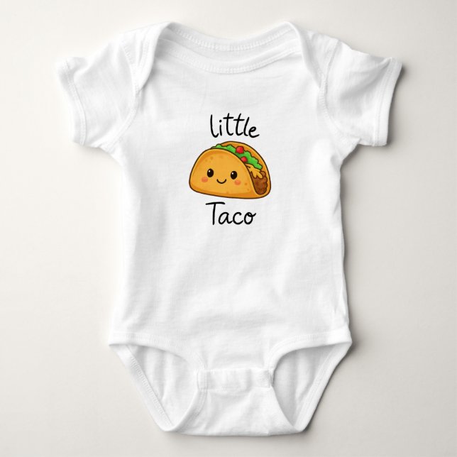 Body Para Bebê Body de Bebê Taco Adorável (Frente)