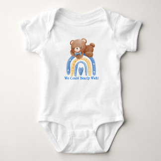Body Para Bebê Body de Bebê Urso Arco-íris Mal Podíamos Esperar