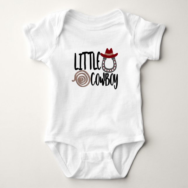 Body Para Bebê Body de Bebê Vaquero Pequeno (Frente)