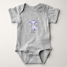 Body Para Bebê Body Infantil Elefante Fofo Bebê