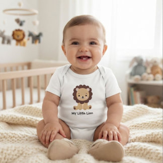 Body Para Bebê Body Infantil Leãozinho Fofo | Bebê Menino