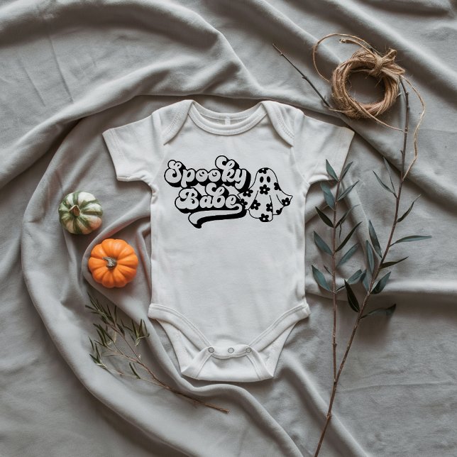 Body Para Bebê Body Infantil Spooky Babe – Roupa de Halloween Fof (Spooky Babe Baby Bodysuit)