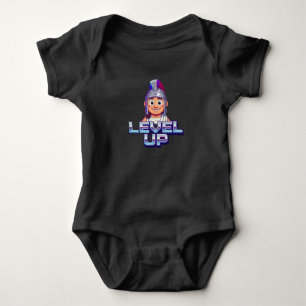 Body Para Bebê Body "Level Up!" - Bebê Gamer