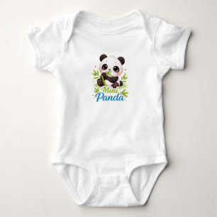 Body Para Bebê Body Mini Panda Bebê – Panda Fofo com Bambu