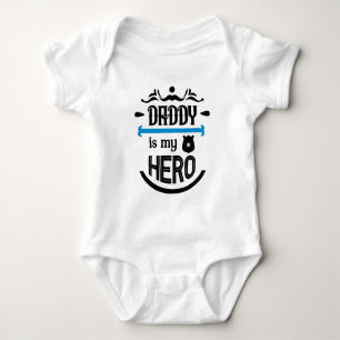 Body Para Bebê Body Papai é Meu Herói Bebê