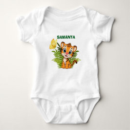 Body Para Bebê Body Personalizado Little Tiger Butterfly Baby