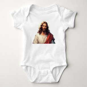 Body Para Bebê Body Suit Cristão Jesus Cristo Bebê