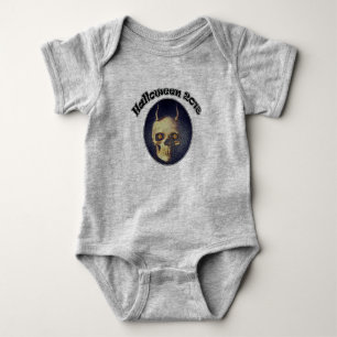 Body Para Bebê Bodysuit 2018 do bebê do crânio do Dia das Bruxa