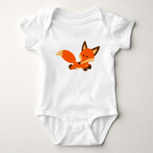 Body Para Bebê Bodysuit bonito do bebê do Fox dos desenhos