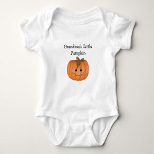 Body Para Bebê Bodysuit da abóbora da avó pouco