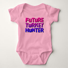 Body Para Bebê Bodysuit de Bebê Caçador de Peru Futuro