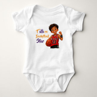 Body Para Bebê Bodysuit de Bebê Futuro Astro do Basquete – Esport
