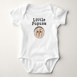 Body Para Bebê Bodysuit de Bebê Little Pupusa Comida Salvadorenha