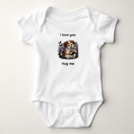 Body Para Bebê Bodysuit de Jersey Fino para Bebê