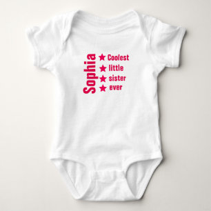 Body Para Bebê Bodysuit de Jersey para Bebê - Adicione seu Nome